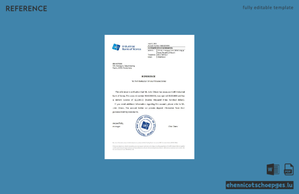 Vorschau eines Referenzbeispiels für eine koreanische Industriebank